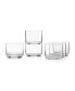 Tuscany Classics Stackable Short Glasses Set, 6 Piece