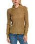 Mt By Madeleine Thompson Wool-Blend Top Women's Brown Xs