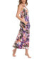 Women's Printed Sleeveless Nightgown