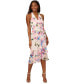 Women's Printed High-Low Ruffle Dress