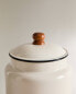 Large enamelled jar for pets treats