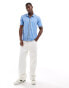 PS Paul Smith knitted button down polo shirt in blue