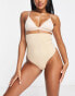 Bye Bra – Unsichtbarer, formender Tanga in Beige mit hohem Bund