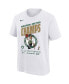 Big Boys and Girls White Boston Celtics 2024 NBA Finals Champions Celebration Roster T-Shirt