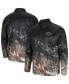 Men's Black, Realtree Camo Iowa Hawkeyes Creek Quarter-Zip Jacket