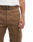 Superdry Heavy cargo shorts in deep brown