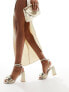 Be Mine Veronika heeled sandals in gold