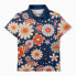 OXY GOLF Big Flower Power Woman Short Sleeve Polo