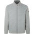 HACKETT Marl Wvn Quilt full zip sweatshirt