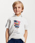 Big Boys Team USA Polo Bear Cotton Jersey Tee