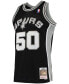 Men's David Robinson Black San Antonio Spurs Hardwood Classics 1998-99 Swingman Jersey