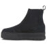 Puma Mayze Suede Platform Chelsea Womens Black Casual Boots 38282901