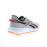 Reebok Lite Plus 3 Mens Gray Canvas Lace Up Athletic Running Shoes 8