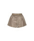 Women's High Waisted Nylon Mini Shorts