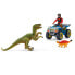 Schleich Prehistoric Animals Quad escape from Velociraptor - Boy/Girl - 4 yr(s) - Plastic - Multicolour