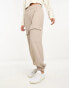 River Island cargo with elasticated hem in beige