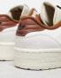 adidas Originals Rivalry Low trainers in white and brown