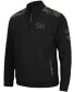 Men's Black Pitt Panthers OHT Military-Inspired Appreciation Commo Fleece Quarter-Zip Jacket