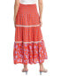 Design History Smocked Maxi Skirt Women's Pink Xs