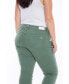 Plus Size Color Mid Rise Slim pants