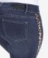 Plus Size Super Stretch Denim with Cheetah Pannel