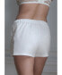 Women's The Lace Panel Shorts - Recycled Satin