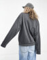 Reclaimed Vintage unisex oversized sweat in washed charcoal