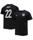 Men's Serge Gnabry Black Bayern Munich Amplifier Name and Number T-shirt