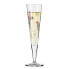 Champagnerglas Goldnacht Papagei