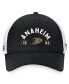 Men's Black/White Anaheim Ducks Free Kick Trucker Adjustable Hat