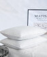 Medium Firm Feather Bed Pillows, King Size, 2-Pack