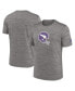 Men's Heather Charcoal Minnesota Vikings Classic Sideline Performance T-shirt