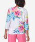 Women's Paradise Island Long Sleeve Flower Lace Top