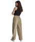 Women's Straight-Leg High-Waist Adjustable-Cuff Cargo Pants