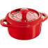 Staub Gift Giving 200 ML 4 Szt Czerwone Kokilki Naczynia DO Zapiekania Ceramiczne