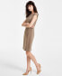 Women's Extended-Shoulder Sheath Dress