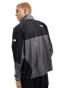 The North Face NSE Windshell zip tracktop in grey and black