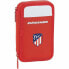 Двойной пенал Atlético Madrid M854 Белый Красный 12.5 x 19.5 x 4 cm (28 Предметы)