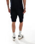 Brave Soul towelling co-ord cargo shorts in navy