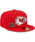 Men's Red Kansas City Chiefs Identity 59FIFTY Fitted Hat