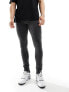 COLLUSION x001 mid rise skinny jean in washed black