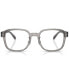 Men's Square Eyeglasses, HC619953-X