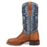 Dan Post Boots Ellie Embroidery Square Toe Cowboy Womens Blue, Brown Casual Boo