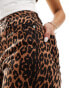 Miss Selfridge leopard flare jean