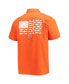 Men's Orange Clemson Tigers Slack Tide Camp Button-Up Shirt