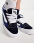 Vans Knu Skool chunky sneakers in navy and white - NAVY