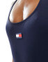 Tommy Jeans heritage swimsuit in navy