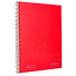 NAVIGATOR A4 spiral notebook hardcover 80h 80gr horizontal with red margin