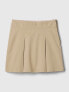 Kids Uniform Pleated Khaki Skort