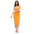 SUPERDRY Square Neck Jersey Sleeveless Midi Dress